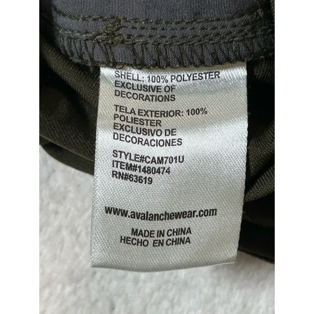 avalanche pants cam701u olive green Traveler Outdoor 34x30 Stretch
